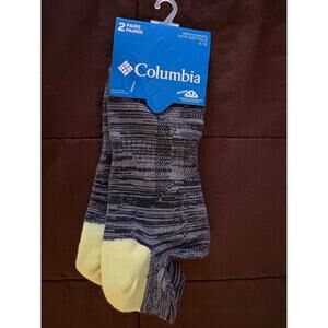 Men's Columbia low cut socks fits 6-12 2 pair